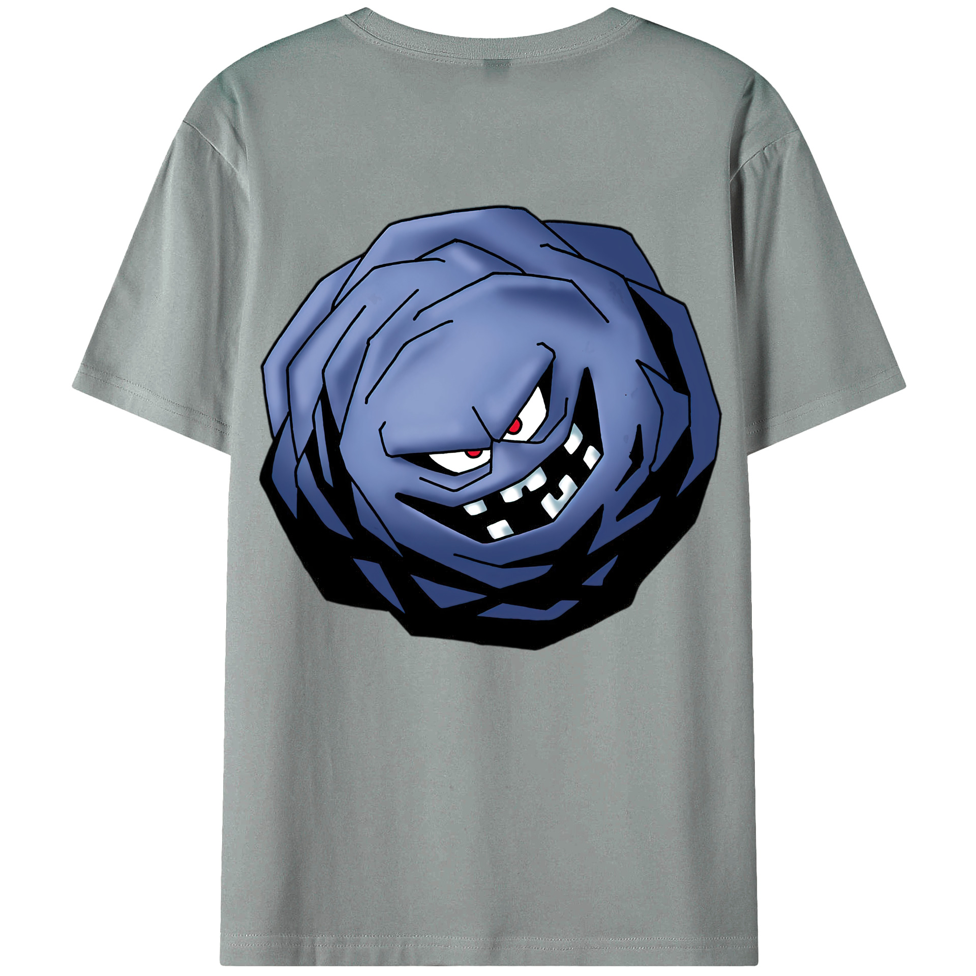 （画像用） ドラゴンクエスト Doragon Kuesuto Dragon Quest 綿100％ メンズ半袖Tシャツ（バックプリント） 通気性